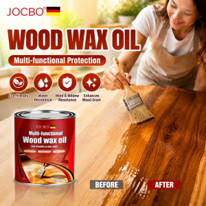 JOCBO High Gloss Waterproof Wood Wax Oil Stain Varnish Paint Anti-Corrosion Anti-Bukbok For Wood Indoor Outdoor Use Natural Ingredient