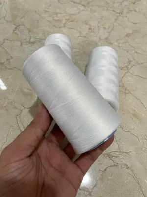 Set = 3 ống chỉ tơ - chỉ tơ vắt sổ các màu 150d tex 18 cuộn 5000m chỉ tơ dai chắc bền đẹp