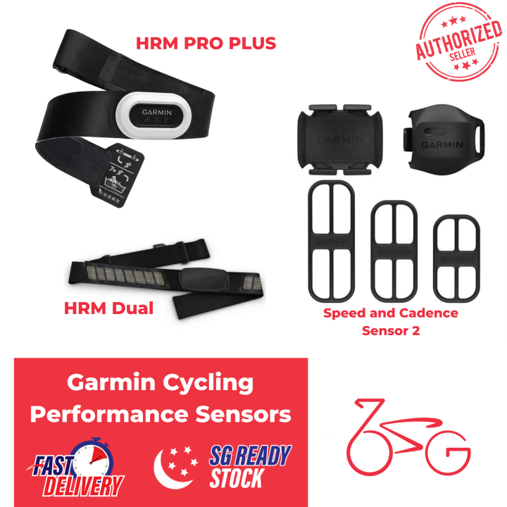 Garmin Cycling Performance Tracker Sensors Heart Rate Monitor Speed and