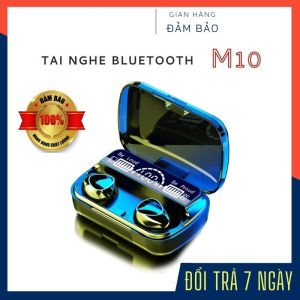 Tai Nghe Bluetooth M10 Phiên Bản Pro Nâng Cấp Pin Trâu Nút Cảm Ứng Tự Động Kết Nối Chống Nước Chống Ồn - BẢO HÀNH 1 ĐỔI 1 từ MƯỜNG THANH ROYAL