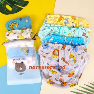 10 Pcs Celana Dalam Anak Premium Bahan Libby/Velvet/Babydoll Motif Lucu 1-6 Tahun