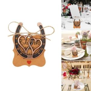 10 Count Wedding Horseshoe Favors Western Party Supplies Horseshoe Wedding Favors for Guest Seating and Party Decors