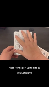 Plastic Finger Sizer Kit For Crafting Includes Detailed Instructions Easy To Use Fitting Accessory