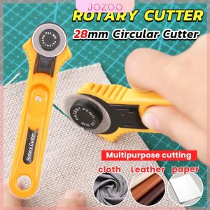 Jozoo 28mm Circular Cutter Fabric Cutting Knife Cloth Leather Paper Quilters Craft Sewing Rotary Cutter
