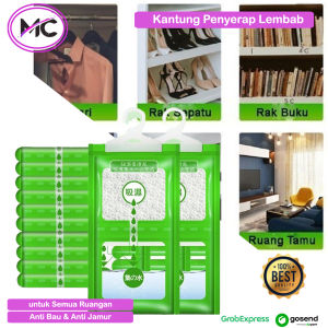 Penyerap Lembab Ruangan Lemari Pakaian Gantungan Penghilang Anti Lembab Anti Jamur Penyerap Kelembaban Lemari Laci Furniture Ruangan