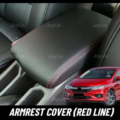 Honda City (2014-2020) Armrest Leather Cover Proton Honda City Armrest Cover Accessories