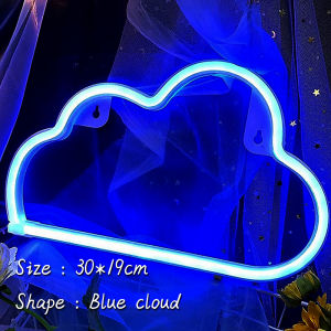 LED Neon Night Light Fashion Colorful Rainbow Wall Art Sign Lamp Holiday Xmas Party Wedding Decor