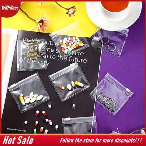【COD】🔥🔥🔥 5pcs Pill Pouch Bags Zippered Pill Pouch Reusable Clear Pill Bags Self Sealing Travel Medicine Organizer Storage
