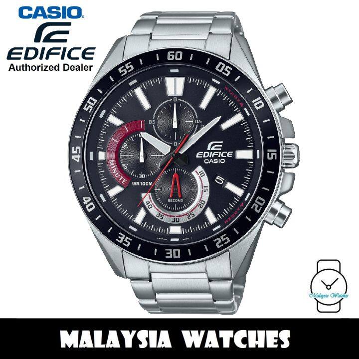 OFFICIAL WARRANTY Casio Edifice EFV 620D 1A4 Quartz Chronograph