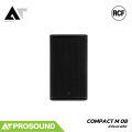 RCF COMPACT M 08 ลำโพงติดตั้งพาสซีฟ 2 ทาง 8 นิ้ว ตู้ไม้อัด 800W Peak 8 Ohm ความดัง 124dB AT Prosound. 