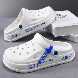 Free Shipping MenS Summer Outdoor Clogs 2026 New Style Thick-Soled Non-Slip Wear-Resistant Beach Sandals With Toe Protection