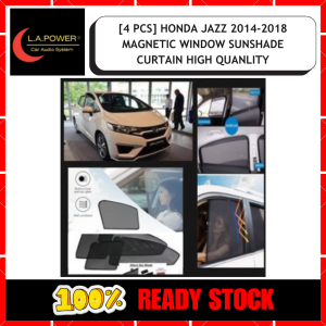 [ 4 PCS ] HONDA JAZZ 2014-2018 MAGNETIC WINDOW SUNSHADE CURTAIN HIGH QUANLITY