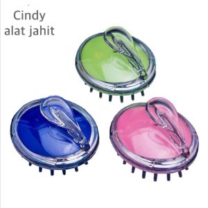 Sikat Mandi Silikon Sikat Kepala Keramas Shower Brush / Spons Mandi Sisir Keramas