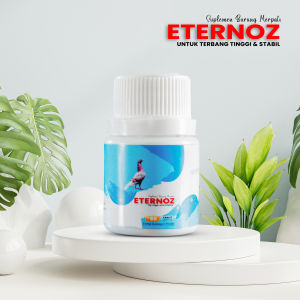 jamu merpati Eternoz untuk terbang lebih stabil dan tinggi untuk merpati kolong bebas isi 30 Kapsul