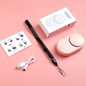 Mini Fan Portable Hanging Neck Fan Mini Pocket Air Cooling Fan Summer Outdoor Travel Lanyard Handsfree Cooler USB Rechar