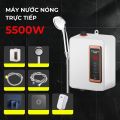 Máy nước nóng trực tiếp, bình nóng lạnh trực tiếp,máy nước nóng có vòi sen công suất 5500w làm nóng nhanh với 3 giây, tiết kiệm điện, có chống giật an toàn, màn hình kỹ thuật số thông minh , cảm ứng tiện lợi. 