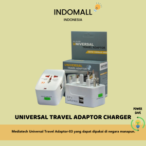 universal travel adaptor USB charger adapter colokan listrik multifungsi