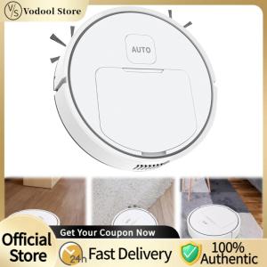 【24 Hours Shipped】Wireless Robotic Vacuum with 1000Pa Suction Power Automatic Cleaning USB Rechargeable Smart Home Robot