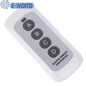 【E-WOITD】 1PC 433MHz 4ปุ่ม EV1527รหัสรีโมทคอนโทรล SWITCH Transmitter Wireless KEY