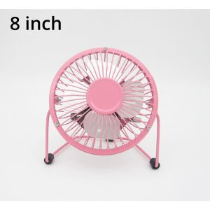 INCA Portable Mini USB Desktop Cooling Electric Fan Personal Fan Metal Design Quiet Operation Cable Fan