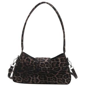 Thanh lịch leopards in ví túi đeo vai bằng da PU của phụ nữ thời trang Crossbody nách túi mua sắm hoặc Đảng