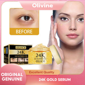 EELHOE 24k Gold Eye Cream Moisturizing Repair Eye Cream Lighten Dark Circles Eye Bags Eye Cream Firming Eye Area Treatment Brightening Cream With Sodium Hyaluronate For Reducing Eye Bags And Dark Circles
