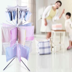 Jemuran Baju Stand Hanger Jepit Rak Tiang Jemuran Gantungan Handuk 3 Tingkat - PRN19