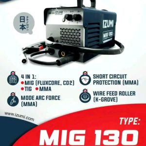 Mesin Las mig 130 Izumi by Daiden super awet dan kuat