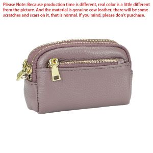 Royal Bagger กระเป๋าเงินสำหรับผู้หญิงเหรียญแฟชั่นหนังวัวแท้กระเป๋าสตางค์ขนาดเล็กเรียบง่ายความจุขนาดใหญ่ซิป1541กระเป๋าเก็บของ