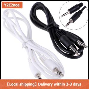 【Local shipping】 1Pc 3.5mm Jack male to male car aux auxiliary cord stereo audio cable 1m