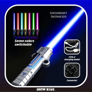 ดาบสตาร์วอร์ มีไฟ ดาบเลวิทยุ ดาบของเล่น มีเสียงเเกว่งดาบ 7 สี