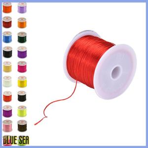 bluesea 50เมตรแข็งแรงยืดเส้นลวดยืดหยุ่นเชือกสร้อยข้อมือสร้อยคอลูกปัดสตริง0.5มิลลิเมตร
