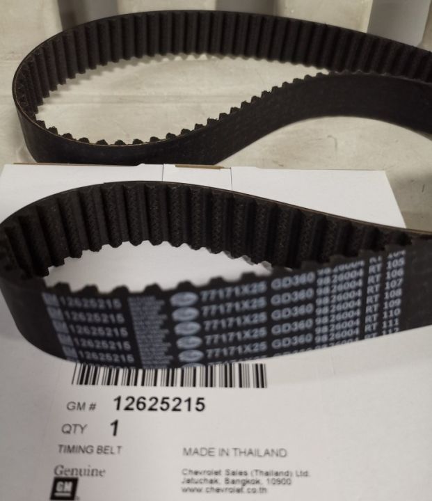 GM Timing Belt for Chevrolet TrailBlazer / Chevrolet Colorado 2012-2013 ...