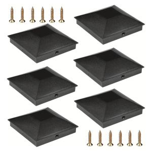 Decorative 3.5 Inch Fence Top Protector Covers Light Blocking Moisture Resistant Plastic Cover Suitable For Wooden Base