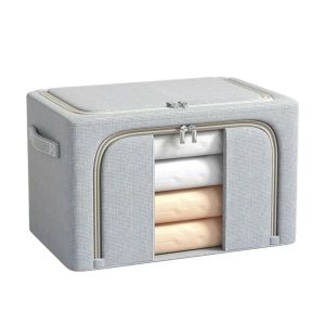 ถุงเก็บของพับได้ ซิปปิดมิดชิด เก็บผ้าห่ม เสื้อผ้า หมอน พกพาง่าย