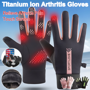Self-Heating Warm Gloves Titanium Ion Far Infrared Arthritis Treatment Gloves Breathable Comfortable