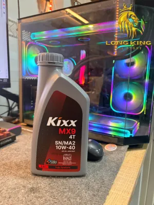 Nhớt Tổng Hợp Kixx MX9 10W40 0.8L Nhập Khẩu Hàn Quốc Cho Xe số xe Côn Tay Cao Cấp mẫu mới 2026