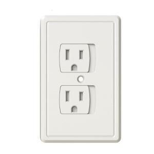 Childproof Outlet Cover Universal Electric Outlet Cover Baby Proof Child Safety Wall Socket Plug Easy Installation