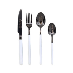 OMK Nordic style stainless steel Flatware Sets spoon and fork set dessert spoon