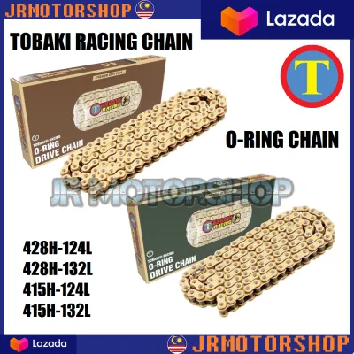 428H 415H 124L 132L TOBAKI RACING O-RING OR NON O RING ORING SPROCKET GOLD CHAIN H