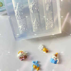 khuôn bánh gấu silicon nail