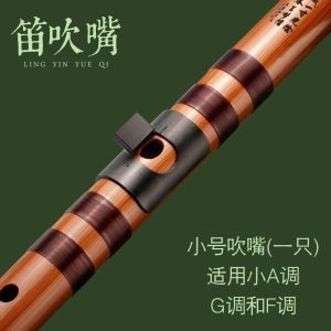 ✨Beginners Introduction to Bamboo Flute Blowing Aid: Flute Blowing Mouth H竹笛助吹器初学入门笛子吹嘴横笛吹嘴苦竹笛乐器零基础轻松吹响 DZ19