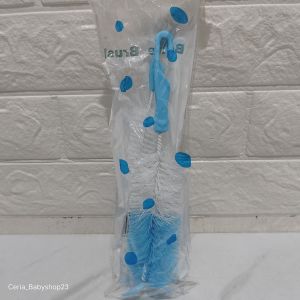 Sikat Pembersih Sikat dengan Gagang untuk Botol Minum Botol Susu Sikat 2in1 untuk Segala Jenis Botol Bahan Nilon Sudah BPA Free dan Antigores