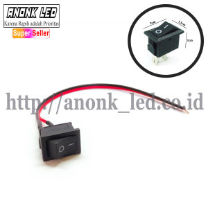 Saklar On/Off 2pin dengan Kabel Plastik Berkualitas