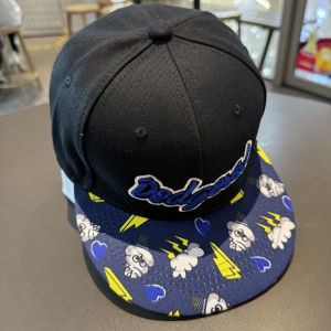 ZOOGGJZ Kem chống nắng Mũ Hip Hop Vành phẳng Thêu chữ Mũ lưỡi trai Thời trang Có thể điều chỉnh Mũ bóng chày Ngoài trời