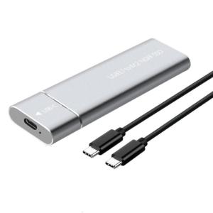 M.2กล่องฮาร์ดดิสก์ตู้ M.2อะแดปเตอร์5อะแดปเตอร์ Gbps USB 3.1ชนิด C แผงกั้นภายนอกการสนับสนุนสำหรับ2230 2242 2260 2280