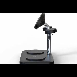 15W Qi Wireless Charging Stand Multifunctional Charger for Cellphone Headphones and Smart‑watch
