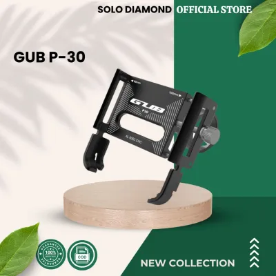 GUB P30 Holder handphone Alumunium Alloy Bicycle Phone Holder ORIGINAL