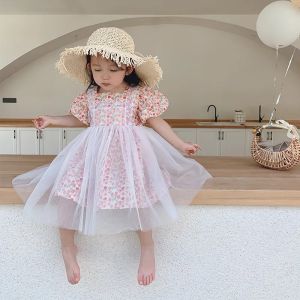 kyiibaby Summer preppy fashion Little Girl New girls summer dress children skirt thin kybb100