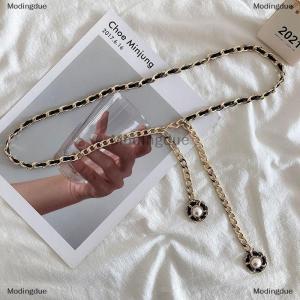 [COD] Modingdue Chain Belts For Women Punk Style Metal Dress Decoration Waist Chain Ladies Luxury Designer Clothing Accessories